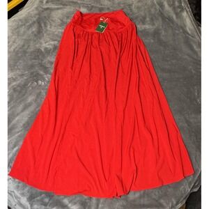 Halara Skirt Womens Large Red Breezeful Maxi Skort Built In Shorts Athletic